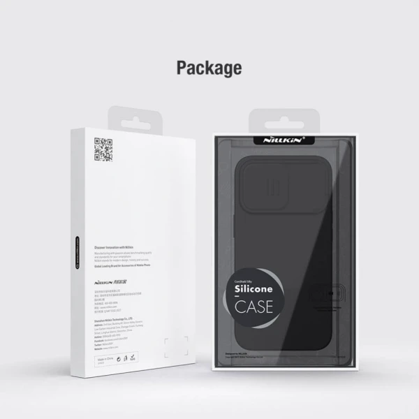 Torbica Nillkin CamShield Silky za iPhone 14 Pro 6.1 ljubicasta