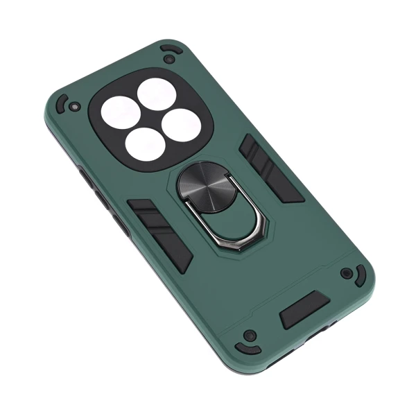 Torbica Hard Ring za Xiaomi Redmi Note 15 Pro 5G tamno zelena