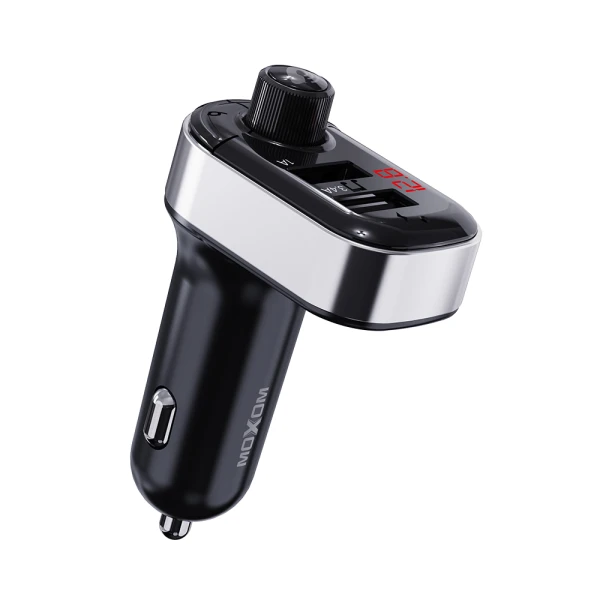 Fm modulator moxom mx-vc25 2xusb 3.4a crni