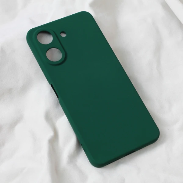 Torbica Teracell Soft Velvet za Xiaomi Redmi 13C tamno zelena