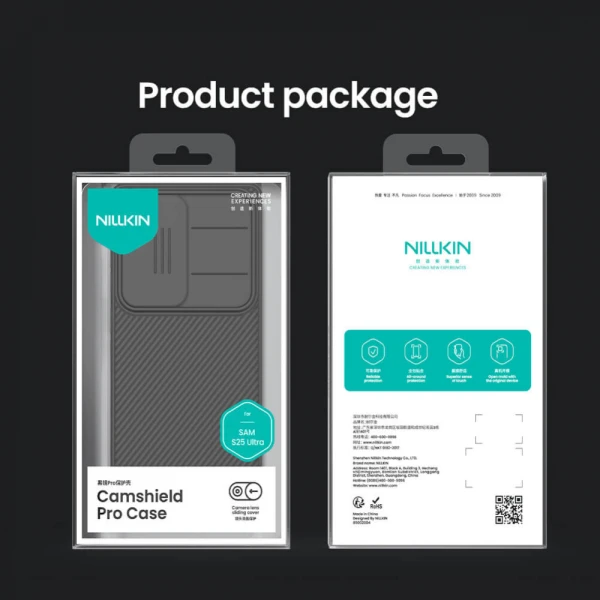 Torbica Nillkin CamShield Pro za Samsung S938B Galaxy S25 Ultra crna