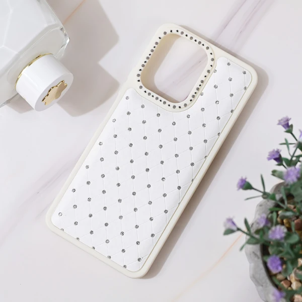 Torbica Bling za Xiaomi Redmi 13C bela