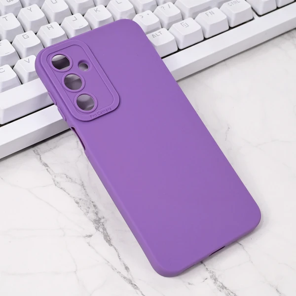Torbica Silikon Pro Camera za Samsung A165B Galaxy A16 5G ljubicasta