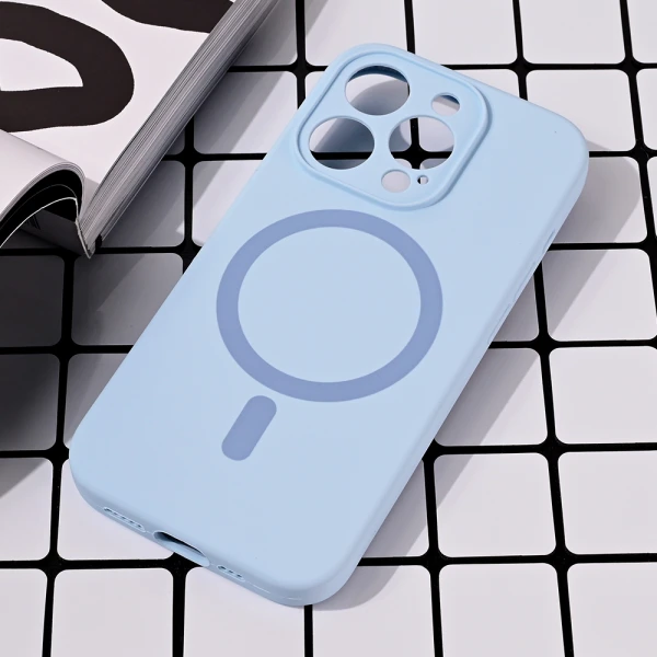 Torbica Magsafe Pure color za iPhone 14 Pro 6.1 svetlo plava