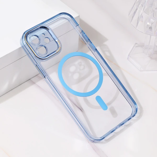 Torbica Magsafe Camera Color za iPhone 12 6.1 svetlo plava