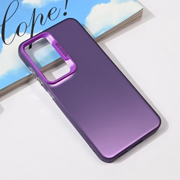 Torbica Clear za Samsung S931B Galaxy S25 ljubicasta