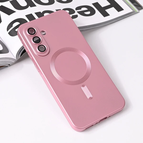 Torbica Magsafe Chrome za Samsung A566B Galaxy A56 roze