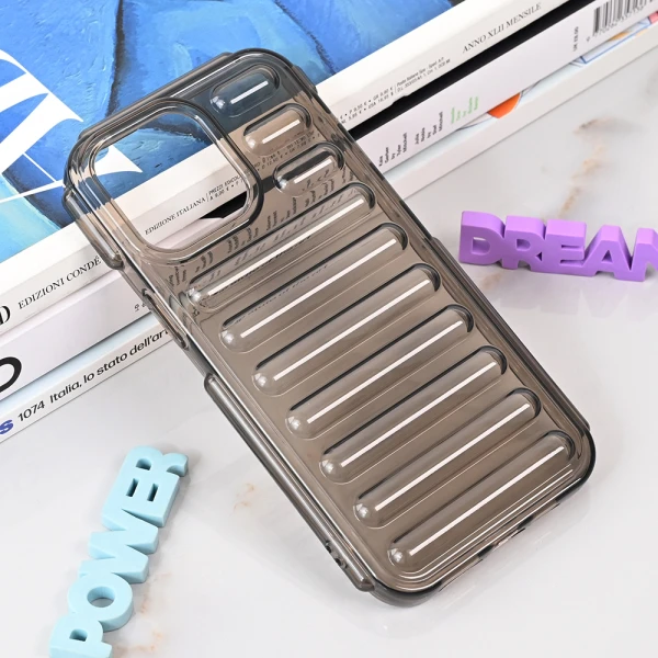 Torbica Color Rib za iPhone 13 Pro Max 6.7 siva