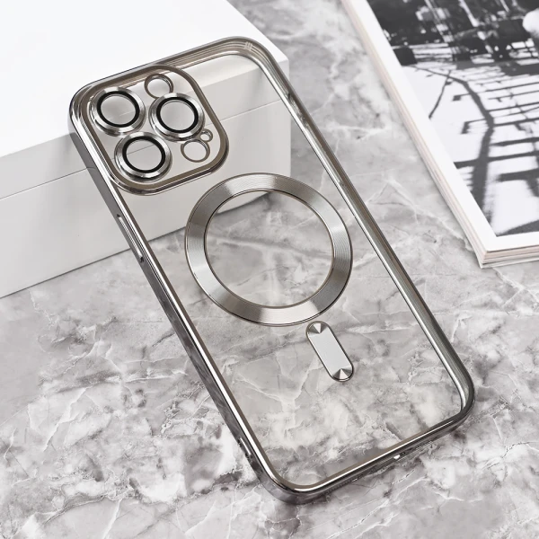 Torbica Magsafe Lux za iPhone 15 Pro Max 6.7 siva