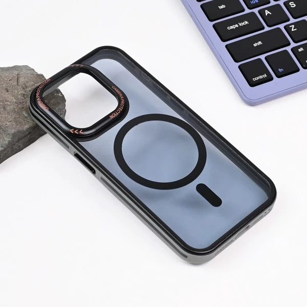 Torbica Magsafe Trendy za iPhone 15 Pro 6.1 crna