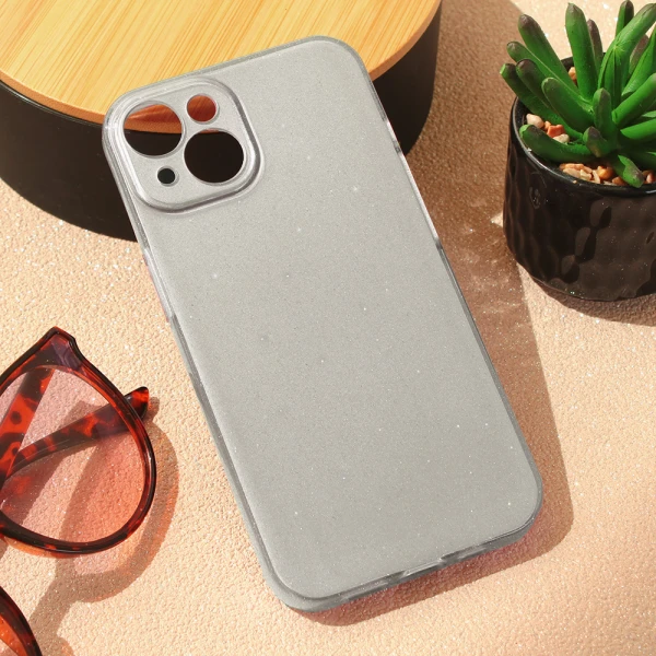 Torbica Sparkle Dust za iPhone 15 6.1 srebrna