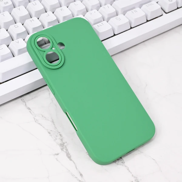 Torbica Silikon Pro Camera za iPhone 16 6.1 tamno zelena