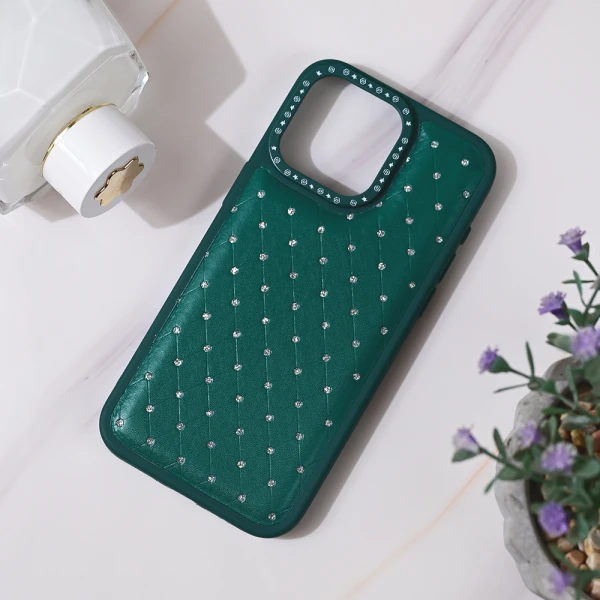 Torbica Bling za iPhone 15 Pro Max 6.7 zelena