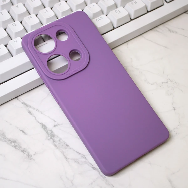 Torbica Silikon Pro Camera za Xiaomi Redmi Note 13 Pro 4G (EU) ljubicasta
