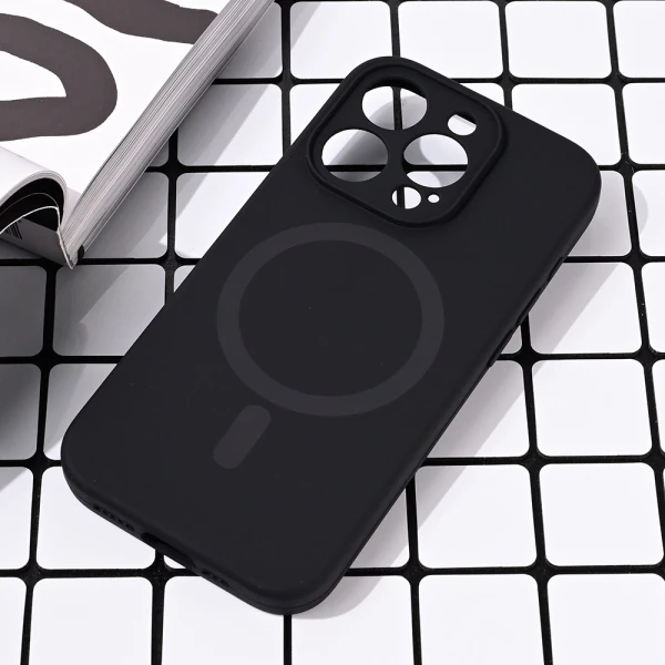 Torbica Magsafe Pure color za iPhone 13 Pro 6.1 crna
