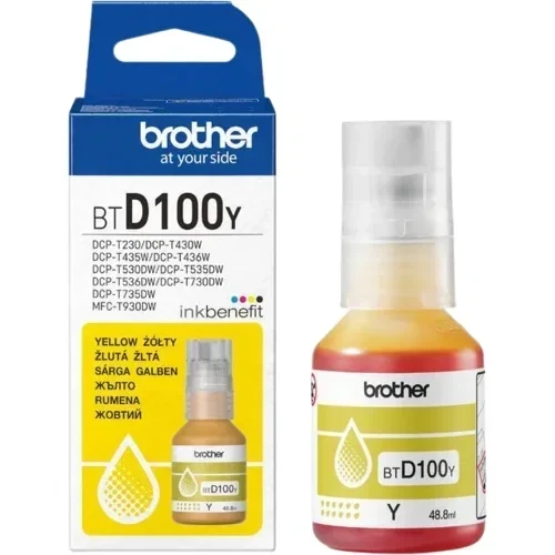 Kertridž Brother BTD100Y Ink bočica Yellow 5K