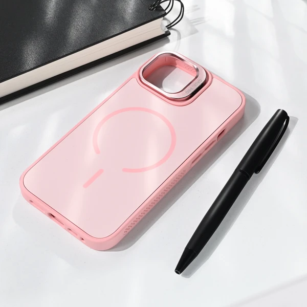 Torbica Magsafe Matte Shield za iPhone 13/14 6.1 roze