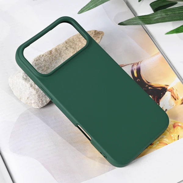 Torbica Teracell Soft Velvet za iPhone 17 Pro Max 6.9 tamno zelena