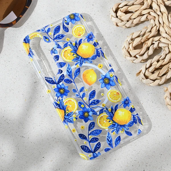 Torbica Print Magsafe za Samsung S921B Galaxy S24 Mediteran Lemon