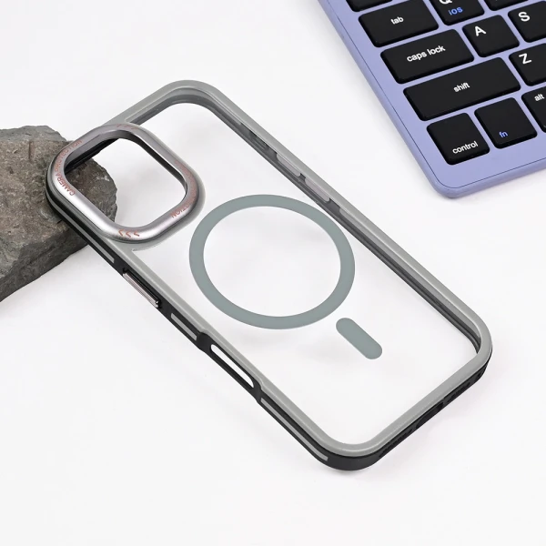 Torbica Magsafe Trendy za iPhone 16 6.1 siva