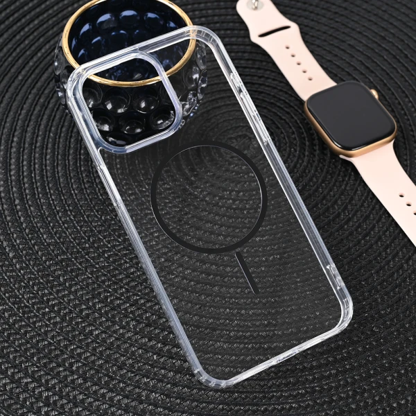 Torbica Magsafe Color Line za iPhone 15 Pro Max 6.7 crna