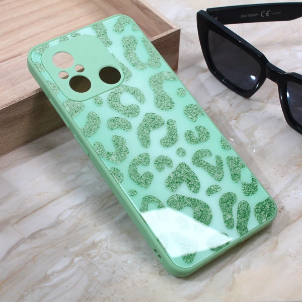 Torbica Shiny glass za Xiaomi Redmi 12C svetlo zelena