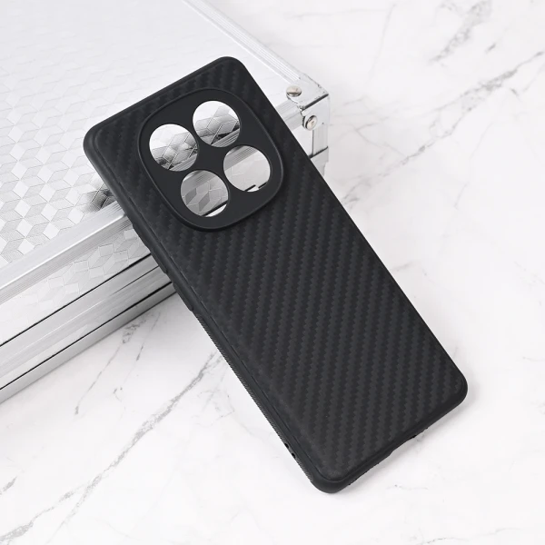 Torbica Carbon fiber za Xiaomi Redmi Note 14 Pro 5G (EU) crna
