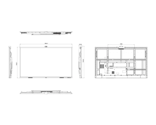 HISENSE 86 inča 86WM6FE 4K UHD LED 400 nita Interactive Display sa kamerom 