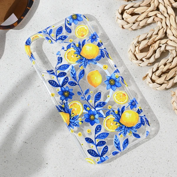 Torbica Print Magsafe za iPhone 16 6.1 Mediteran Lemon