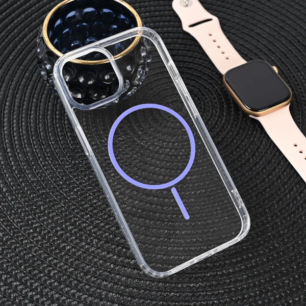 Torbica Magsafe Color Line za iPhone 15 6.1 ljubicasta