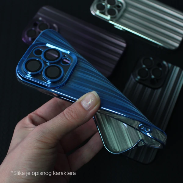 Torbica Shining Line za iPhone 14 Pro Max 6.7 plava