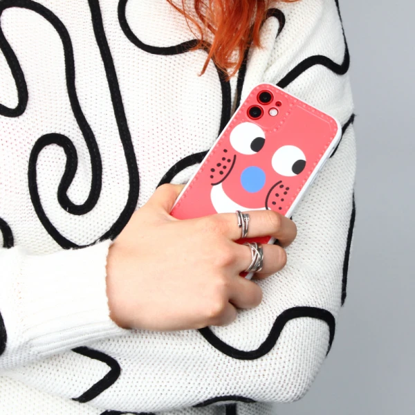 Torbica Smile face za iPhone 11 Pro 5.8 zuta