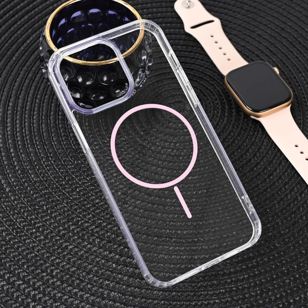 Torbica Magsafe Color Line za iPhone 15 Pro Max 6.7 roze