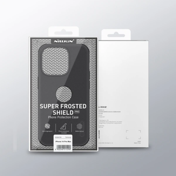 Torbica Nillkin Scrub Pro za iPhone 14 Pro Max 6.7 crna (sa otvorom za logo)