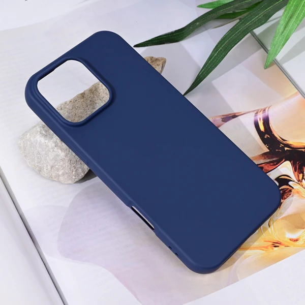 Torbica Teracell Soft Velvet za iPhone 16 Pro Max 6.9 tamno plava