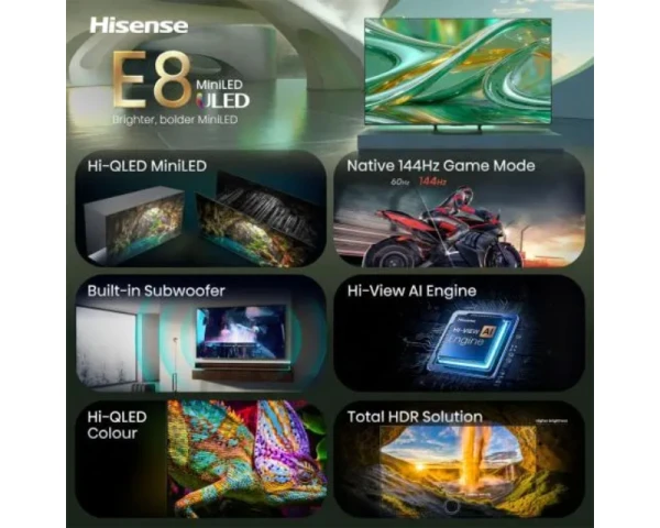 HISENSE 85 inča 85E8S ULED Mini LED 4K UHD Smart TV