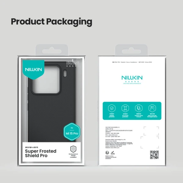 Torbica Nillkin Scrub Pro za Xiaomi 15 Pro crna