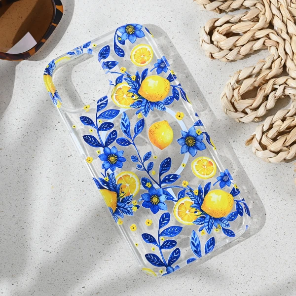 Torbica Print Magsafe za iPhone 13/14 6.1 Mediteran Lemon