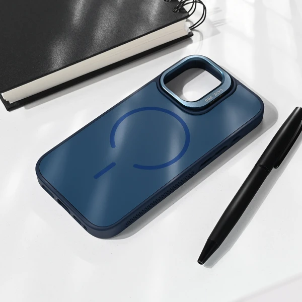 Torbica Magsafe Matte Shield za iPhone 17 6.3 plava