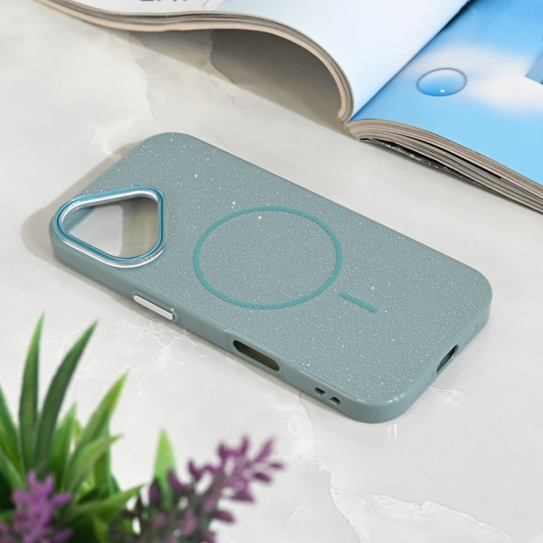 Torbica Magsafe Sparkle Dust za iPhone 17 6.3 zelena