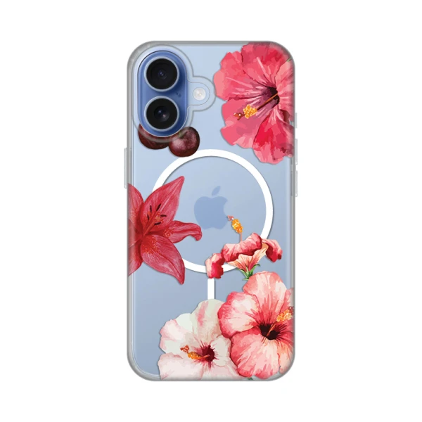 Torbica Print Magsafe za iPhone 17 6.3 Hibiscus