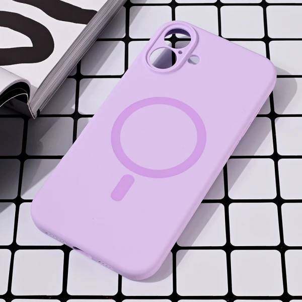 Torbica Magsafe Pure color za iPhone 16 Plus 6.7 lila
