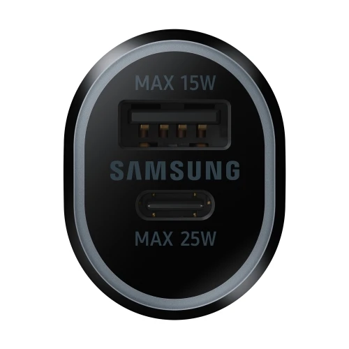 SAMSUNG Auto punjač EP-L4020-NBE 15W+25W Type A+Type C  CRNI