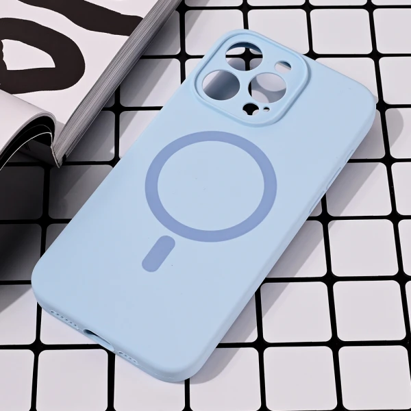 Torbica Magsafe Pure color za iPhone 13 Pro Max 6.7 svetlo plava