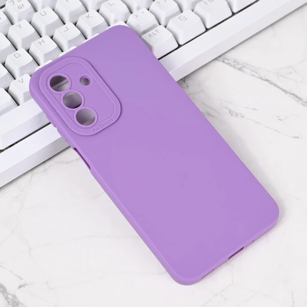 Torbica Silikon Pro Camera za Samsung A175 Galaxy A17 ljubicasta