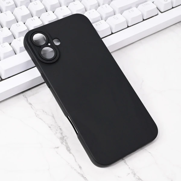 Torbica Silikon Pro Camera za iPhone 16 Plus 6.7 crna