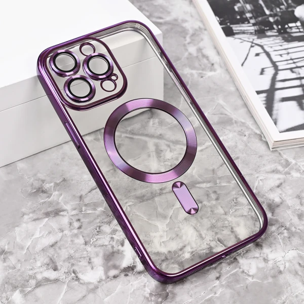 Torbica Magsafe Lux za iPhone 13 Pro Max 6.7 ljubicasta