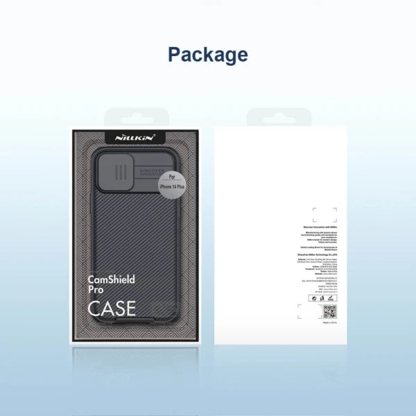 Torbica Nillkin CamShield Pro Magnetic za iPhone 14 Plus 6.7 crna