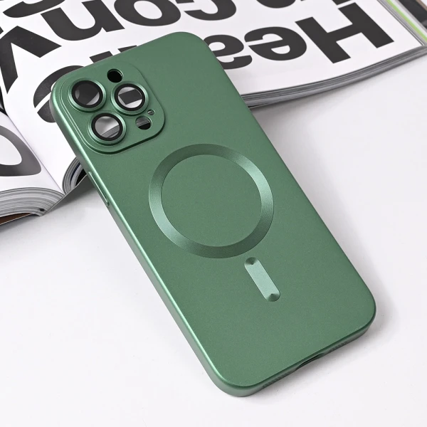 Torbica Magsafe Chrome za iPhone 13 Pro Max 6.7 zelena