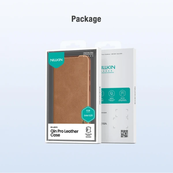 Torbica Nillkin Qin Pro Leather za Samsung S931B Galaxy S25 crna